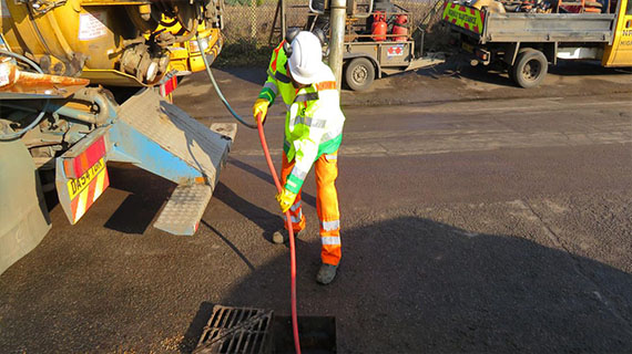 Clearance of drain blockages Drain clearing service for blocked drainage systems.