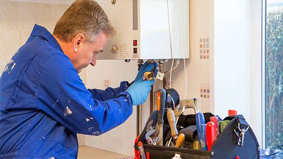 Quick response boiler repair and maintenance service.