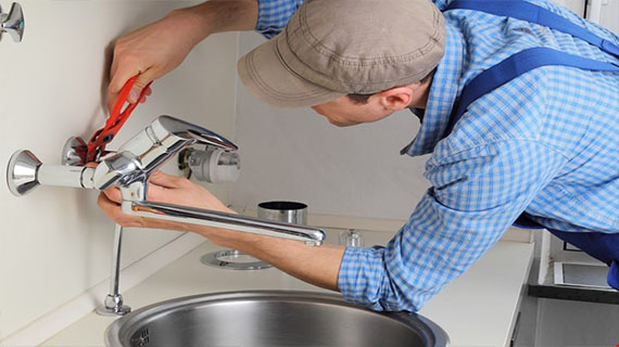 Plumbing repair and maintenance services for homes.