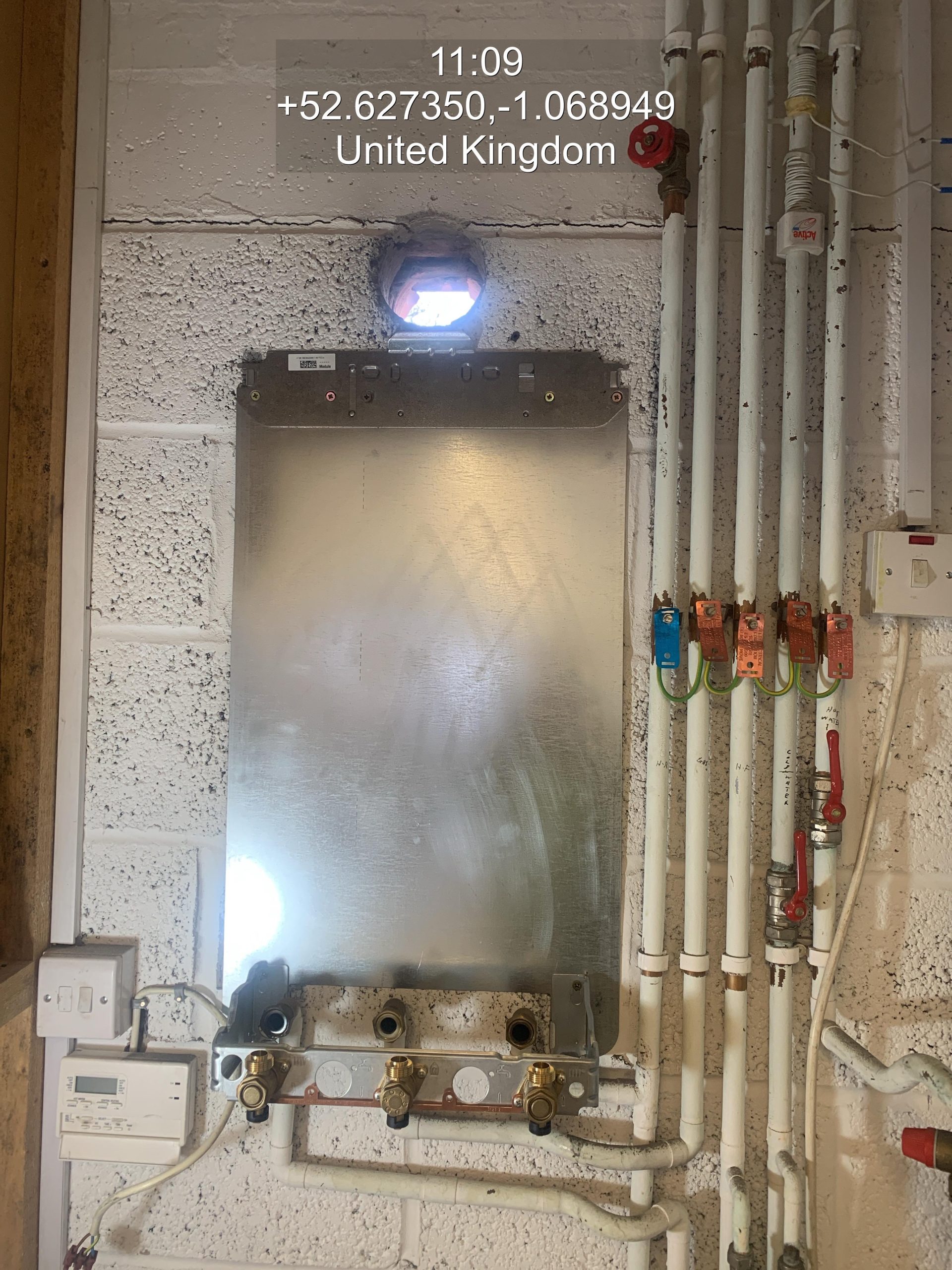 Boiler installation and heating system setup